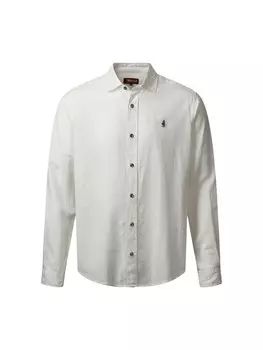 Рубашка на пуговицах классического кроя MCS, белый