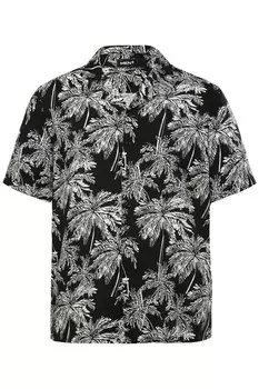 Рубашка на пуговицах классического кроя Men Plus, черный