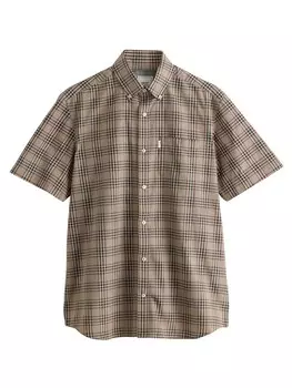 Рубашка на пуговицах классического кроя Next, цвет Brown/Cappuccino