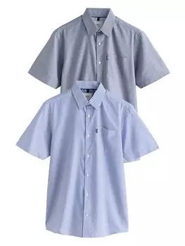Рубашка на пуговицах классического кроя Next, цвет Blue/marine blue