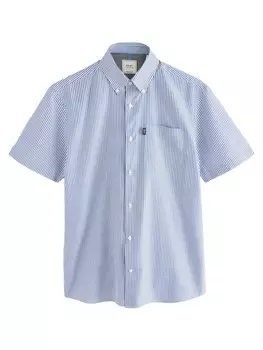 Рубашка на пуговицах классического кроя Next, цвет Blue/White