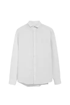 Рубашка на пуговицах классического кроя Polo Club, белый