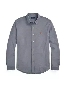 Рубашка на пуговицах классического кроя Polo Ralph Lauren, темно-синий