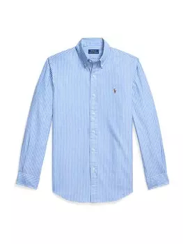 Рубашка на пуговицах классического кроя Polo Ralph Lauren, синий