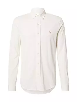 Рубашка на пуговицах классического кроя Polo Ralph Lauren, кремовый