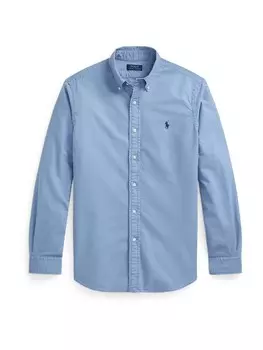 Рубашка на пуговицах классического кроя Polo Ralph Lauren, светло-синий