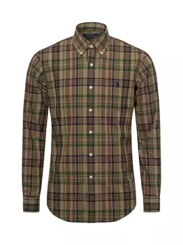 Рубашка на пуговицах классического кроя Polo Ralph Lauren, цвет Khaki/Olive