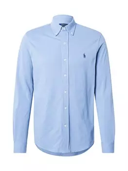 Рубашка на пуговицах классического кроя Polo Ralph Lauren, светло-синий