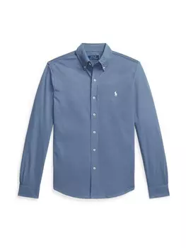 Рубашка на пуговицах классического кроя Polo Ralph Lauren, синий