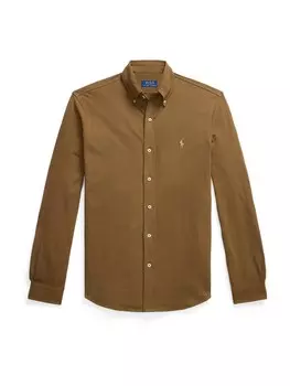 Рубашка на пуговицах классического кроя Polo Ralph Lauren, коричневый