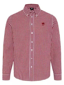Рубашка на пуговицах классического кроя Polo Sylt, темно-красный