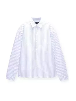 Рубашка на пуговицах классического кроя Pull&Bear, белый