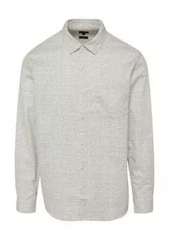 Рубашка на пуговицах классического кроя QS, экрю