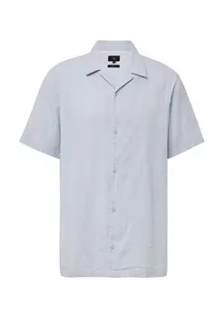 Рубашка на пуговицах классического кроя QS, дымно-синий