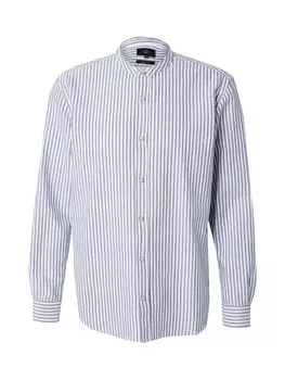 Рубашка на пуговицах классического кроя QS, сапфировый