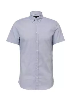 Рубашка на пуговицах классического кроя s.Oliver BLACK LABEL, темно-синий