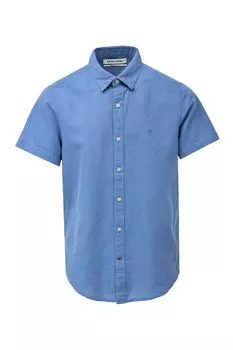 Рубашка на пуговицах классического кроя Salsa Jeans, синий