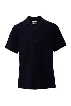 Рубашка на пуговицах классического кроя Salsa Jeans, синий