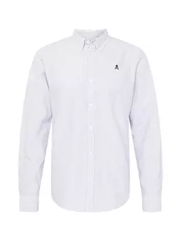 Рубашка на пуговицах классического кроя Scalpers, темно-синий