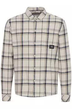 Рубашка на пуговицах классического кроя !Solid, бежевый