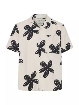 Рубашка на пуговицах классического кроя !Solid Imad, бежевый