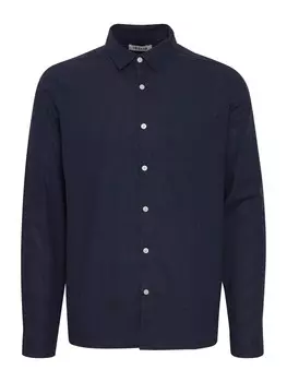 Рубашка на пуговицах классического кроя !Solid SDEnea, темно-синий
