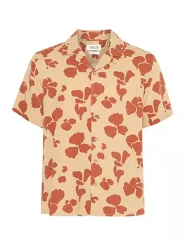 Рубашка на пуговицах классического кроя !Solid SDPACHA, коричневый