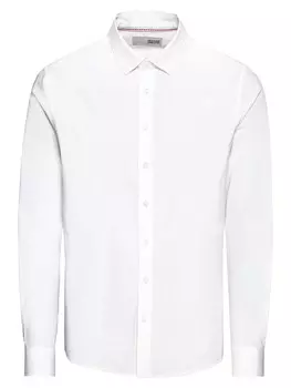 Рубашка на пуговицах классического кроя !Solid Tyler, белый