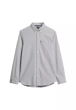 Рубашка на пуговицах классического кроя Superdry Essentials, морской синий