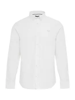 Рубашка на пуговицах классического кроя Threadbare Bale, белый