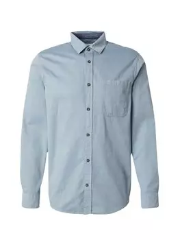 Рубашка на пуговицах классического кроя TOM TAILOR, цвет Blue/Smoke blue