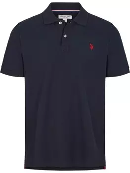 Рубашка на пуговицах классического кроя U.S. POLO ASSN. Alfred, темно-синий