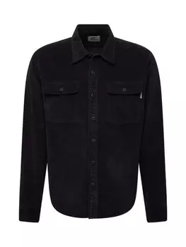 Рубашка на пуговицах классического кроя Vintage Industries Brix, черный
