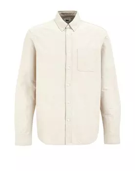 Рубашка на пуговицах классического кроя WE Fashion, экрю