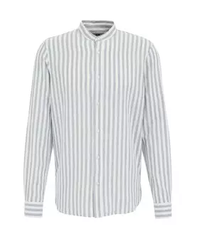 Рубашка на пуговицах классического кроя WE Fashion, синий