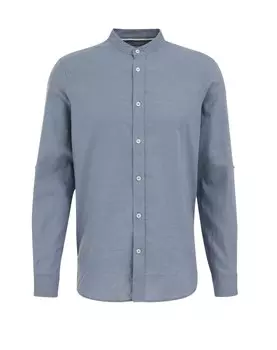 Рубашка на пуговицах классического кроя WE Fashion, синий
