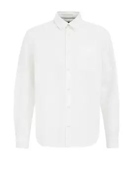 Рубашка на пуговицах классического кроя WE Fashion, белый