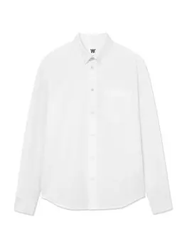 Рубашка на пуговицах классического кроя WOOD WOOD WWAdam, белый