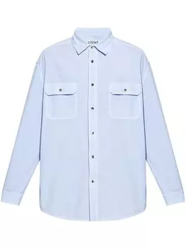 Рубашка на пуговицах LOEWE, синий