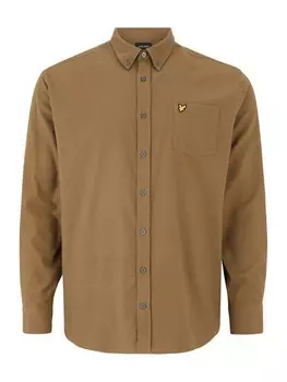 Рубашка на пуговицах Lyle & Scott Big&Tall Regular fit Button Up Shirt, хаки