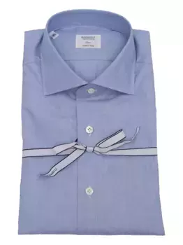 Рубашка на пуговицах Mazzarelli, синий