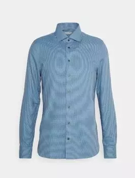 Рубашка на пуговицах Michael Kors Mini Square Dobby Slim Fit Elegant, синий