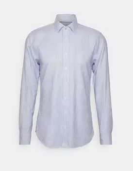 Рубашка на пуговицах Michael Kors Oxford Stripe Washed Slim Elegant, светло-синий