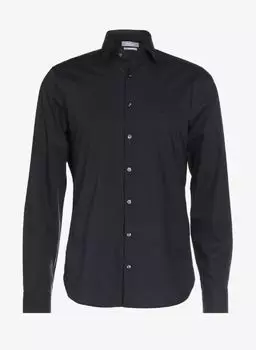 Рубашка на пуговицах Michael Kors Parma Slim Fit Elegant, черный