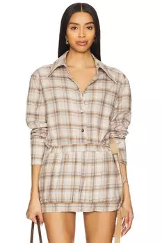 Рубашка на пуговицах Milkwhite, beige