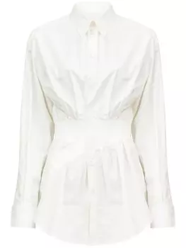 Рубашка на пуговицах MM6 Maison Margiela, белый