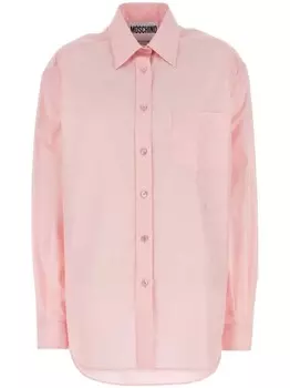 Рубашка на пуговицах Moschino, розовый