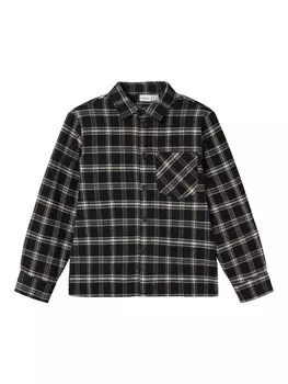 Рубашка на пуговицах NAME IT Regular fit Button Up Shirt, черный