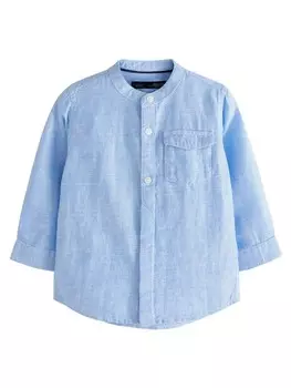 Рубашка на пуговицах Next Regular fit Button Up Shirt, синий