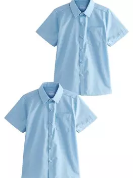 Рубашка на пуговицах Next Regular fit Button Up Shirt, синий